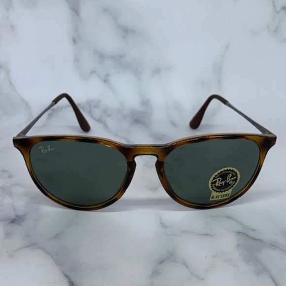 SOLD-Ray-Ban Erika RB4171 Green Lens Sunglasses - Picture 3 of 9